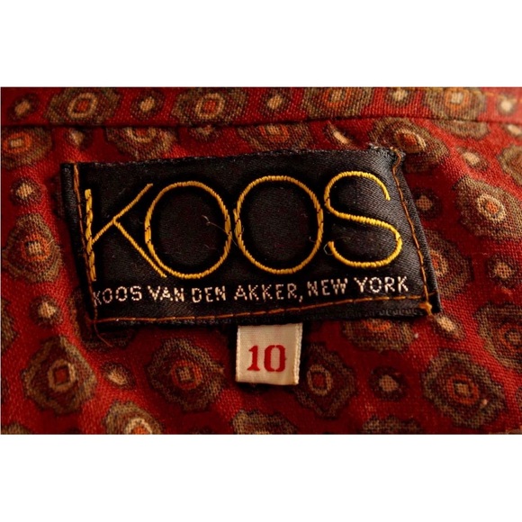 VTG 80's Koos Van Den Akker Patchwork Suede Leather Bomber Baseball Jacket S M - Picture 8 of 8